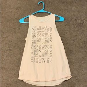 XS light pink nike tank top